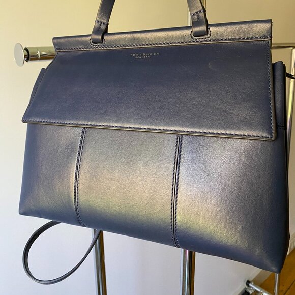 Tory Burch Block T Satchel - New With Tags - Picture 1 of 7